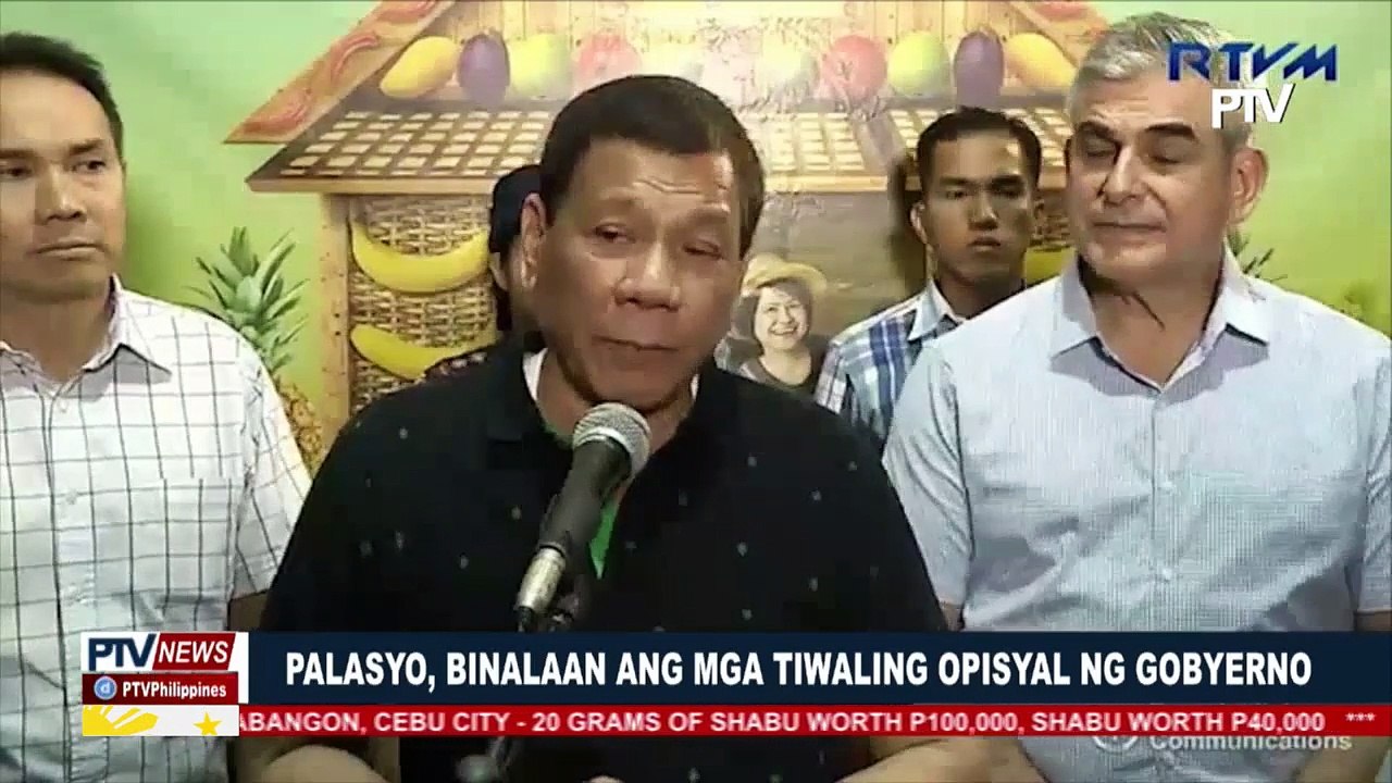 Palasyo, binalaan ang mga tiwaling opisyal ng gobyerno