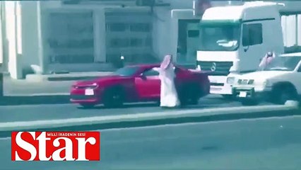 TIR şoförüne kırbaçla saldırdı hayatının dayağını yedi