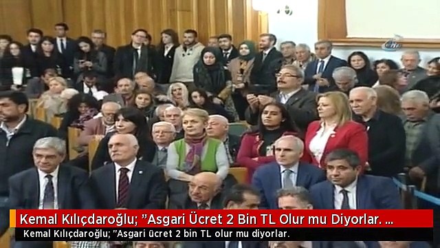 Kemal Kılıçdaroğlu: Asgari Ücret 2 Bin TL Olur mu Diyorlar. Asgari Ücretten Vergi Almazsan Olur