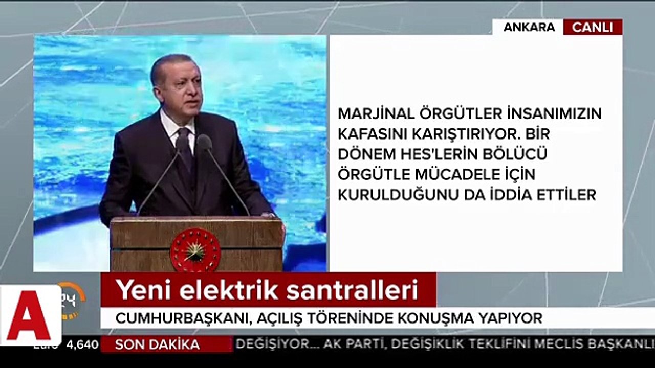 Cumhurbaşkanı Erdoğan: Gezi olaylarında ekoloji uzmanı oldular