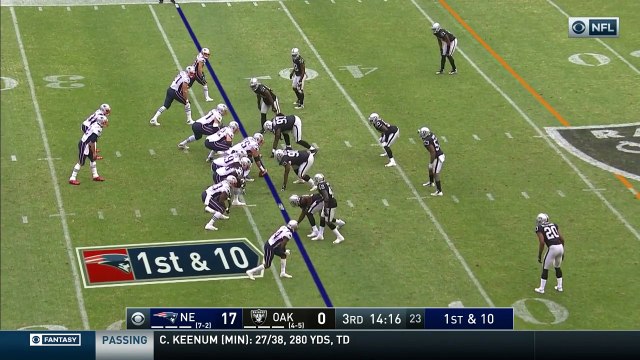 Can't-Miss Play: New England Patriots Brandin Cooks burns Oakland Raiders rookie corner Obi Melifonwu for Pats' longest offensive touchdown of 2017