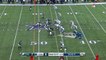 Dallas Cowboys QB Dak Prescott hits WR Dez Bryant on slant for 9-yard reception