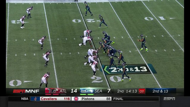 Takk McKinley strip-sacks Russell Wilson, Adrian Clayborn recovers for TD