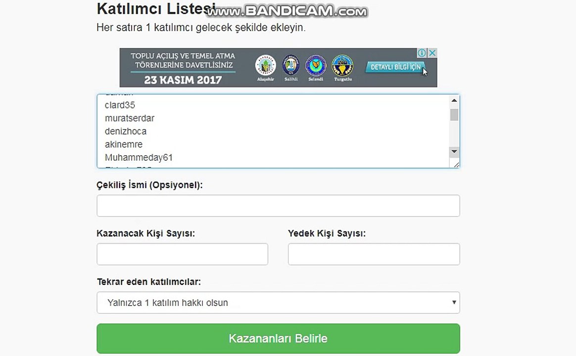 çekiliş