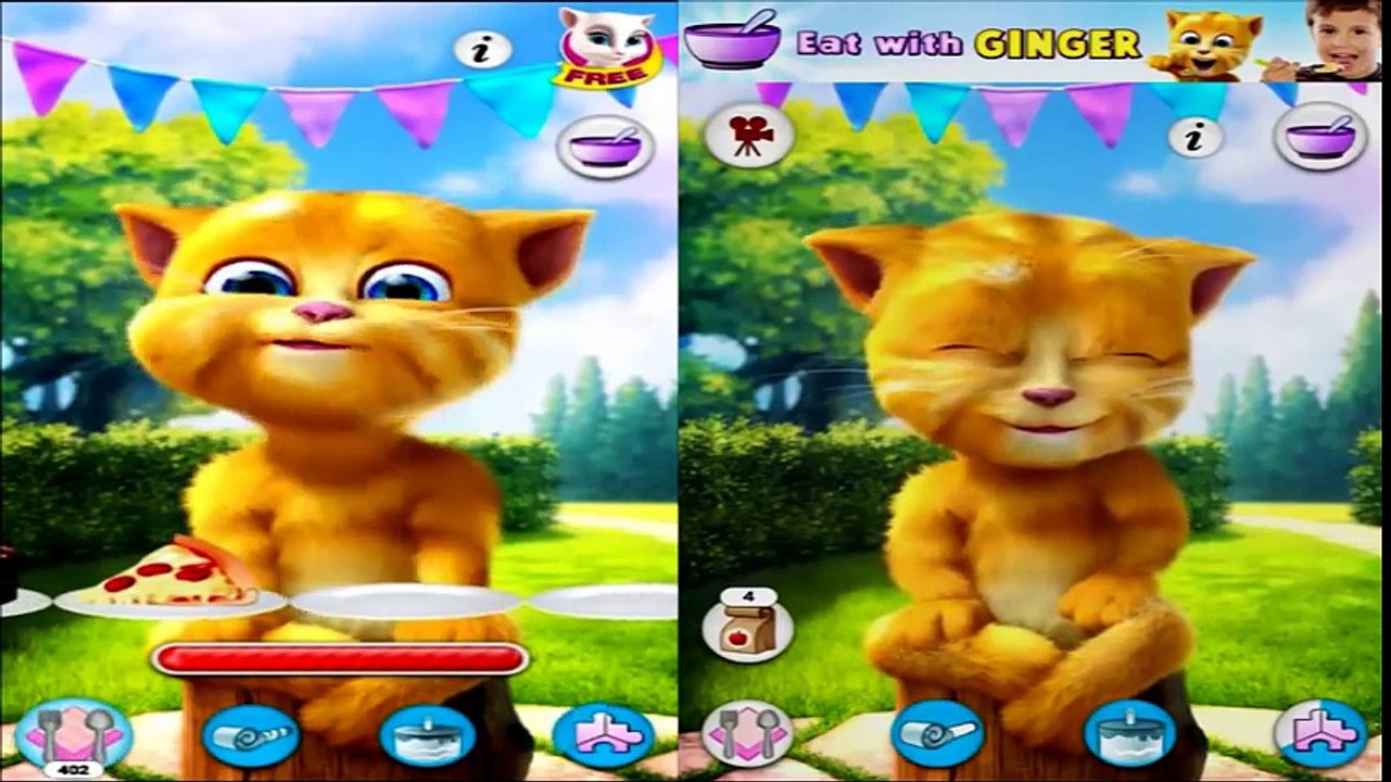✿Говорящий Кот Том и Котик Джинджер (Рыжик) #2...