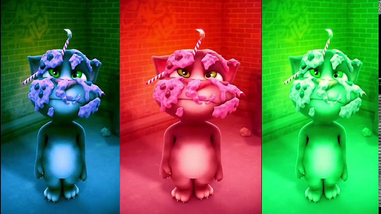 ✿ Мой говорящий Том КОТ УЧИМ ЦВЕТА Мультфильмы игры для малышей Развивающие мультики для детей