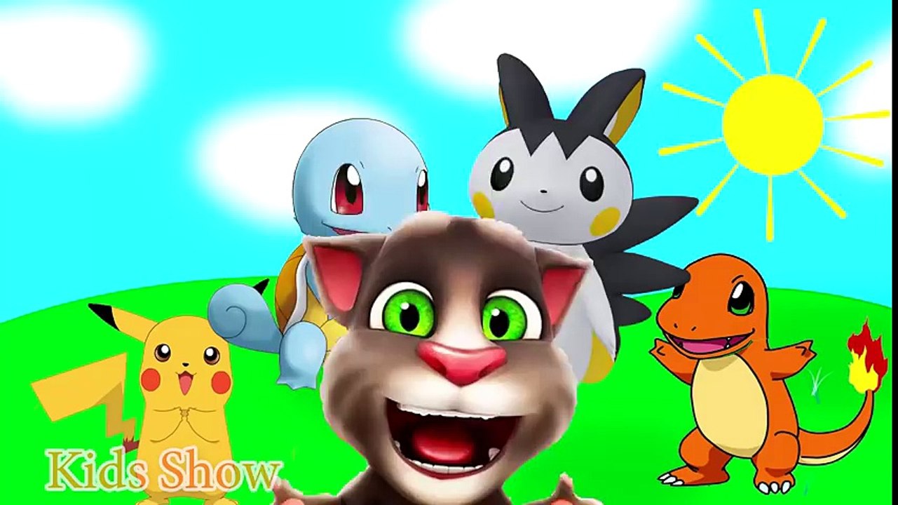 ✿ Wrong Heads Pokemon Go Pikachu, Squirtle, Charmander, Emolga, Finger Family Nursery Rhymes