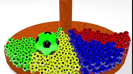 ✿ Learning Colors with Soccer Ball 3D Color Wheel for Baby Kids and Children