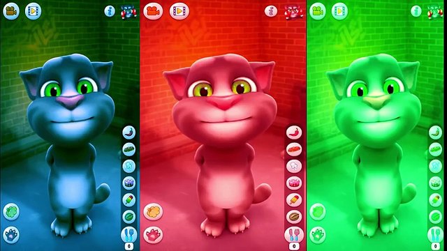 ✿ ГОВОРЯЩИЙ КОТ ТОМ УЧИМ ЦВЕТА Развивающие мультики для детей Мультфильмы игры для малышей