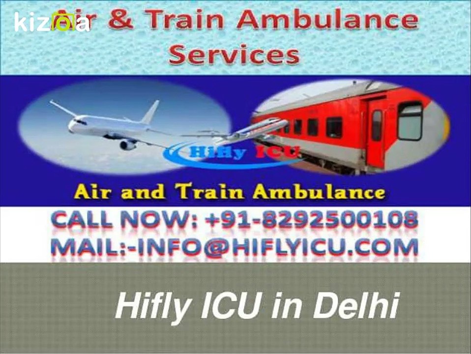 Need Hifly ICU Air Ambulance Services in Delhi