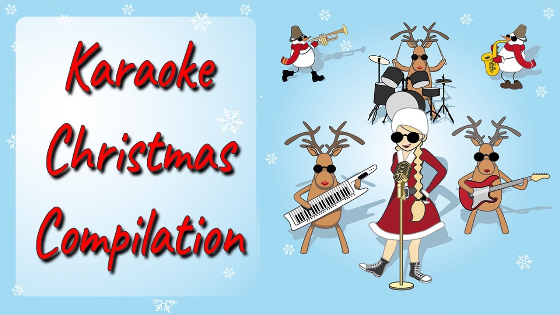 Auguri Di Buon Natale Canzone Karaoke.Sa Natale Karaoke Compilation Per Bambini Le Piu Famose Canzoni Inglese Di Natale Da Cantare Video Dailymotion