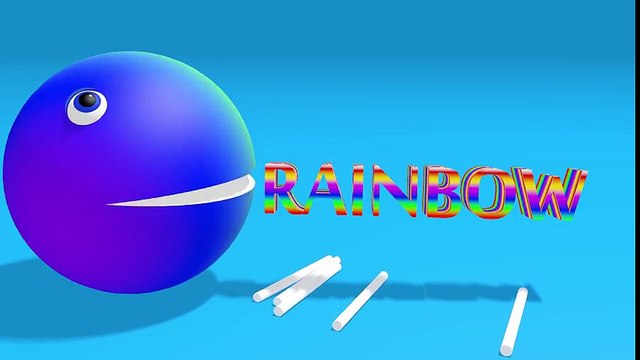 Learning Colors with 3D Pacman Lollipop for Kids Children Toddlers - Kids Show