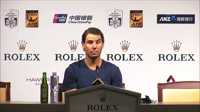 Rafael Nadal Press conference / Final 2017 Shanghai