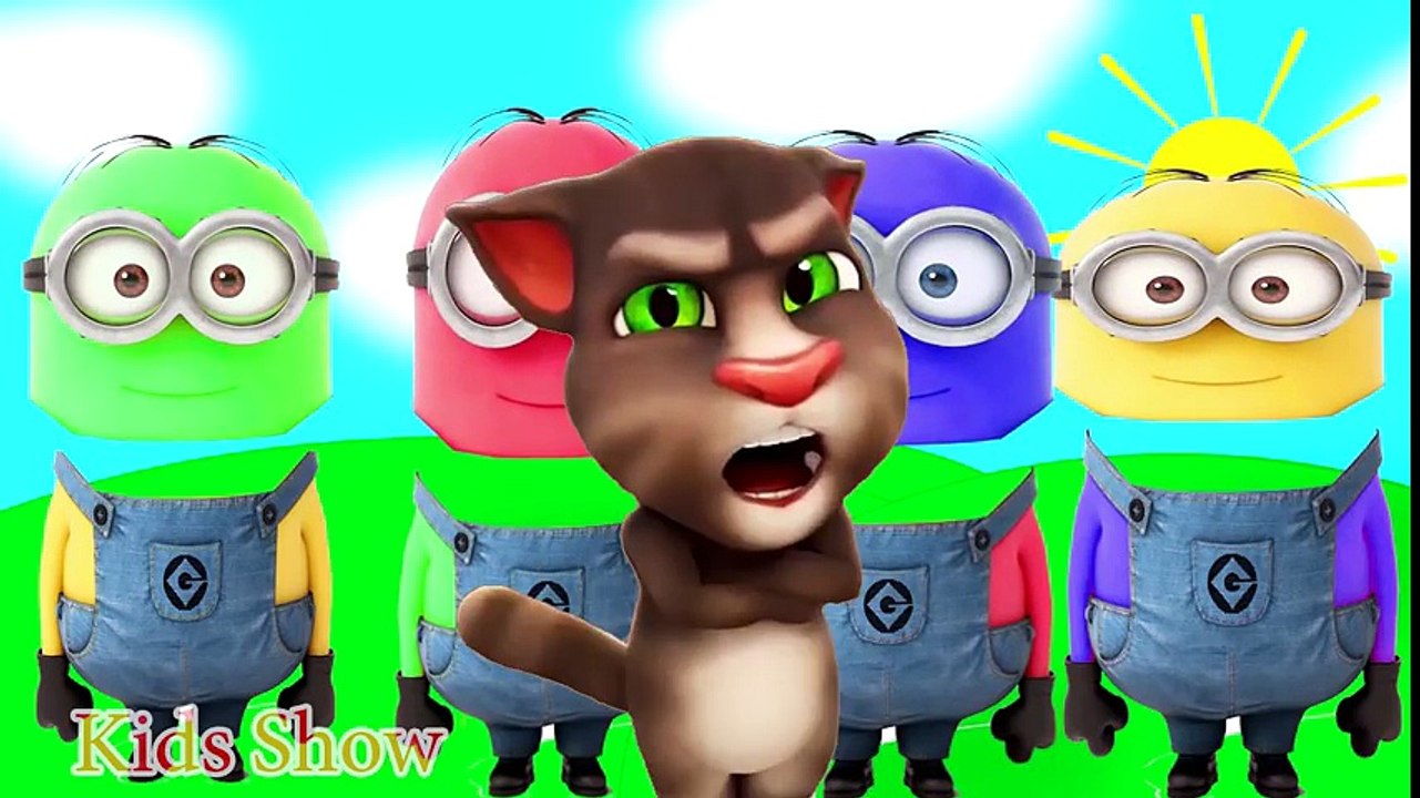 ✿ Wrong Heads Despicable Me 3 Minions Learn Colors Finger Family Nursery Rhymes