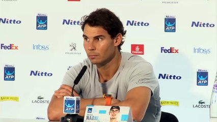 Rafael Nadal Pre-tournament press conference at 2017 ATP Finals