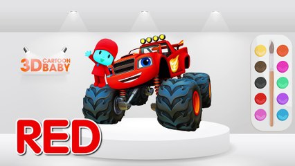 Learn Colors with My Talking Pocoyo Cars Painting - Learning Colours for Kids Children Babies   P.2