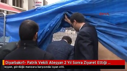 Diyarbakır1- Patrik Vekili Ateşyan 2 Yıl Sonra Ziyaret Ettiği Kilise'nin Haline Görünce İsyan Etti