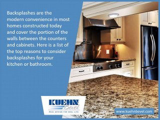 High-Quality Countertop Backsplashes