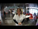 Agnès Testenière (CHU Dijon) nous explique le but de la journée de sensibilisation aux risques à l'hôpital