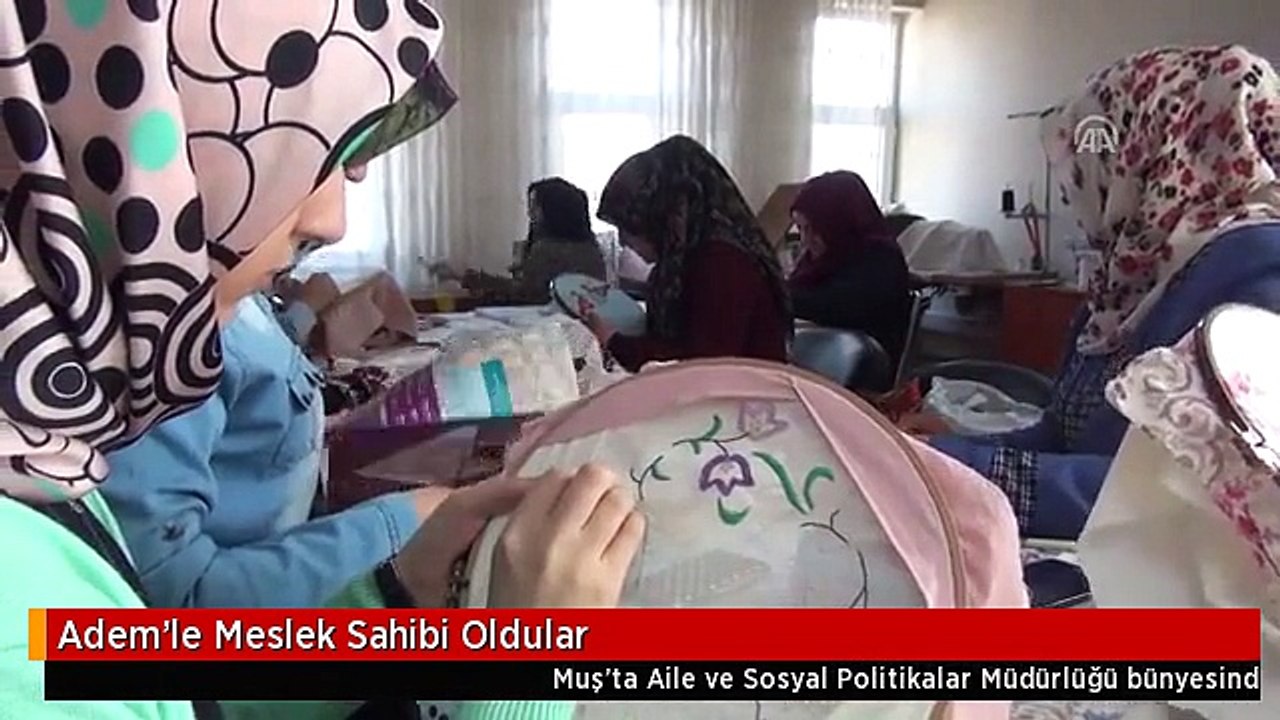 Adem'le Meslek Sahibi Oldular