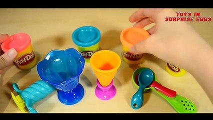 Плей До Мороженое Пластилин Как сделать мороженое Play Doh Ice Cream How to Make Ice Cream DIY