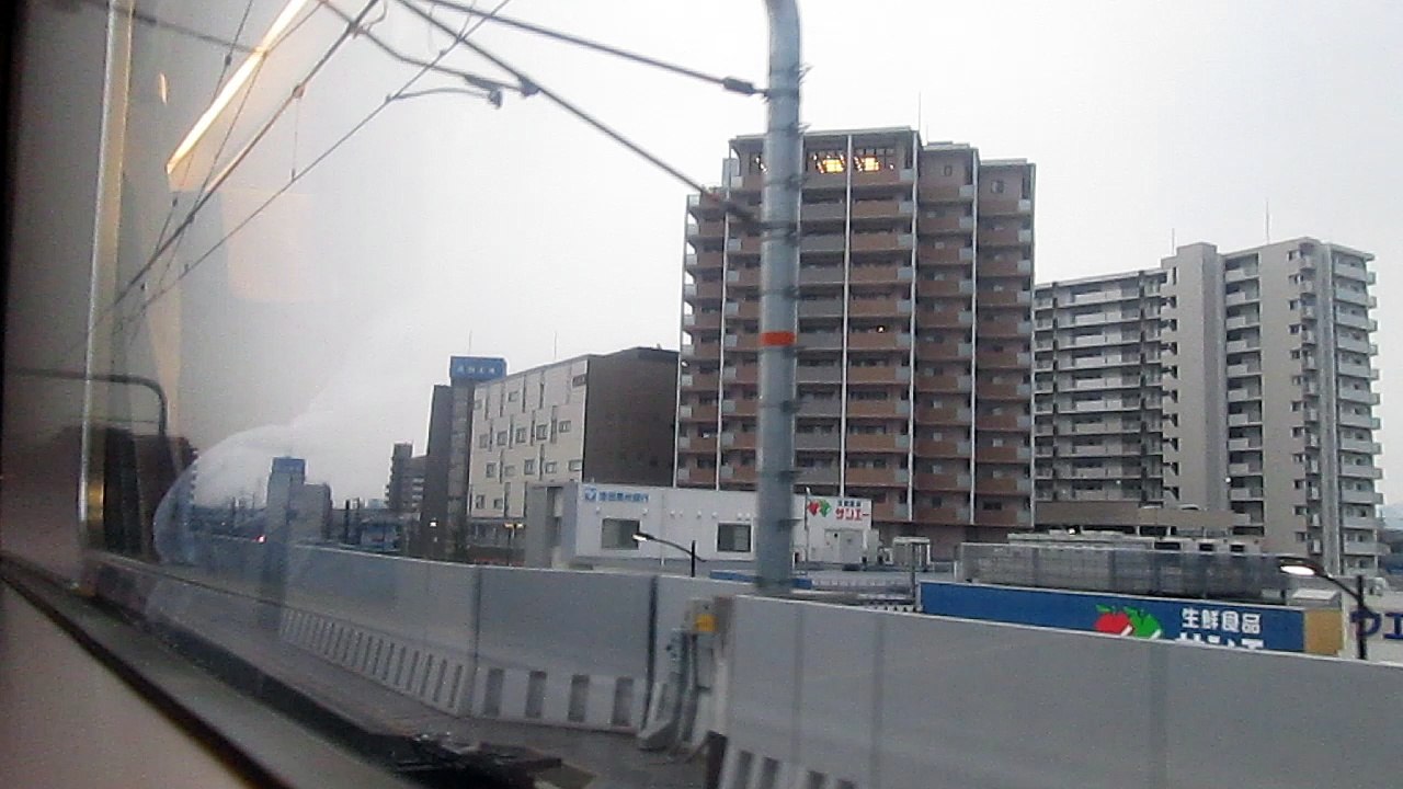 [0007]20171028@関空特急はるか2号（1002M）列車~窗景~東岸和田站通過!!