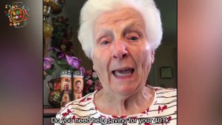 Funny video Mila gets relationship advise from Grannie and see what happens 2 year old Mila video