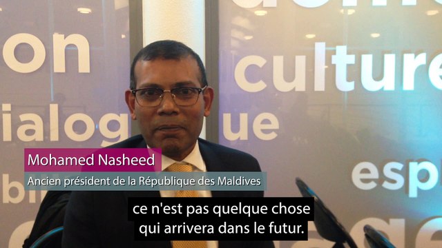 Mohamed Nasheed, ancien président de la République des Maldives