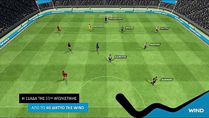 Ο Ντέλετιτς στην καλύτερη 11άδα της 11ης αγωνιστικής 2017-18 superleague