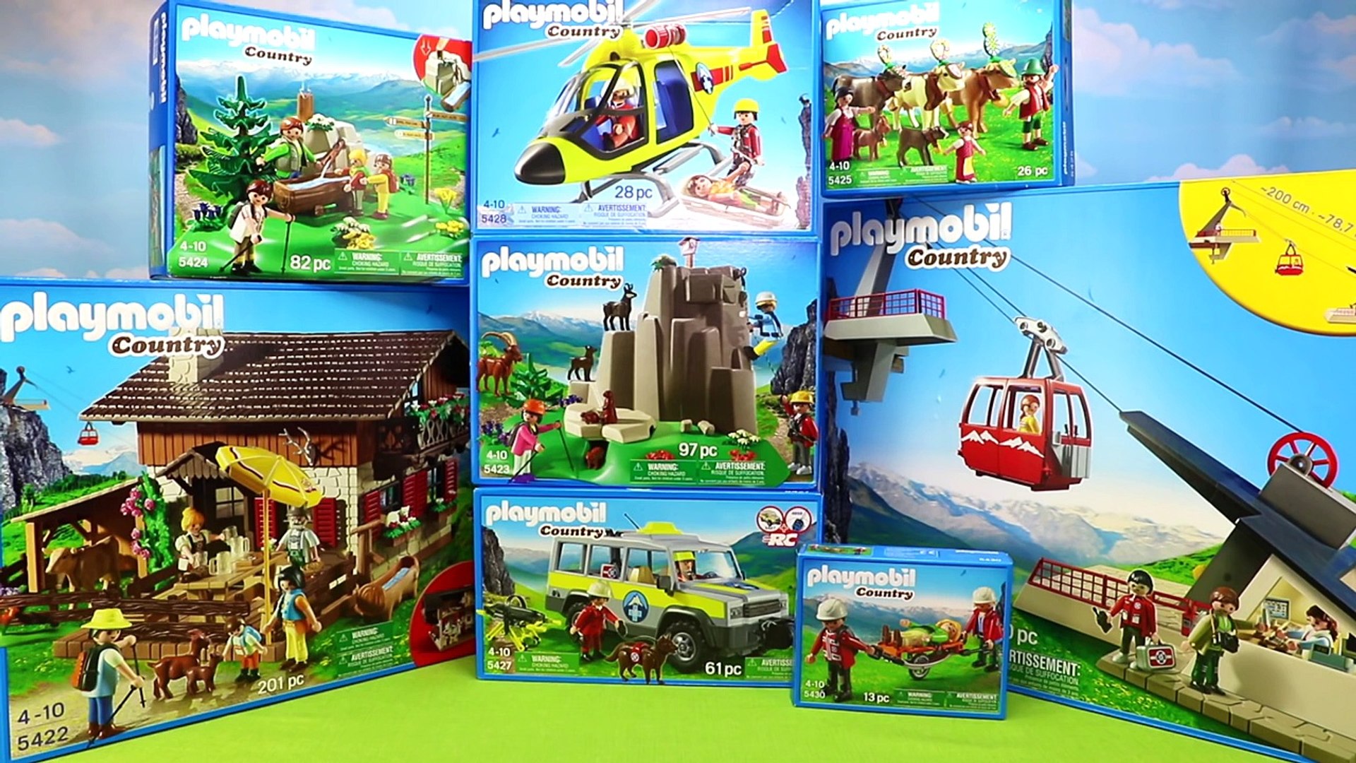 playmobil mountain cable car