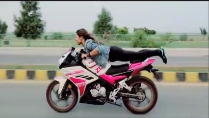 Meet Marina–Karachi’s stunt girl who defies death on a heavy bike