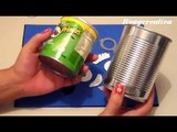 Manualidades: Cajitas MINIONS con latas vacías / MINIONS portalápices con goma eva o foamy