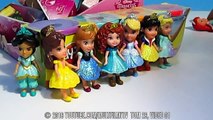 Куклы для девочек. Барби. Принцессы Диснея. Frozen Распаковка 9 принцесс