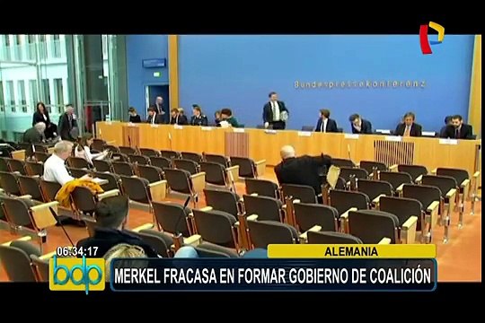 Alemania: Angela Merkel fracasó en negociaciones para formar gobierno de coalición