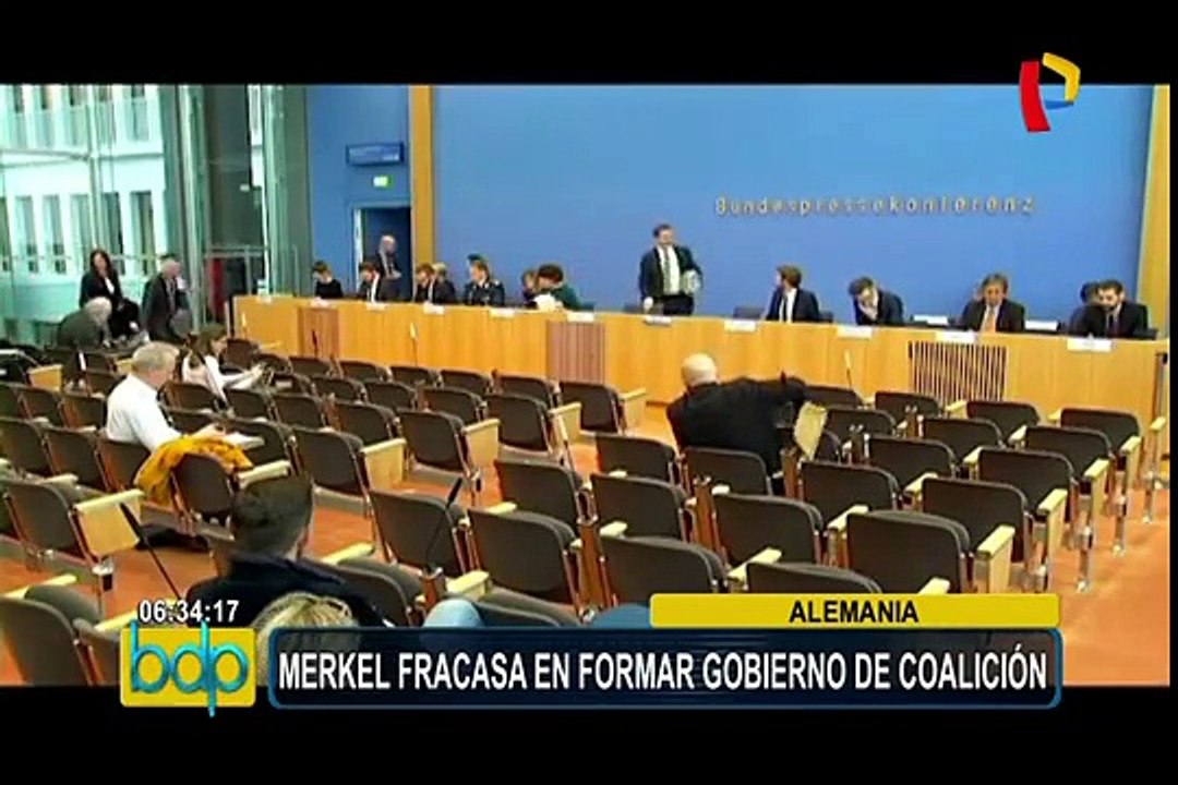Alemania: Angela Merkel fracasó en negociaciones para formar gobierno de coalición