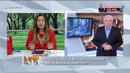 Marcelo Resende segue internado saiba as noticias via A tarde é sua