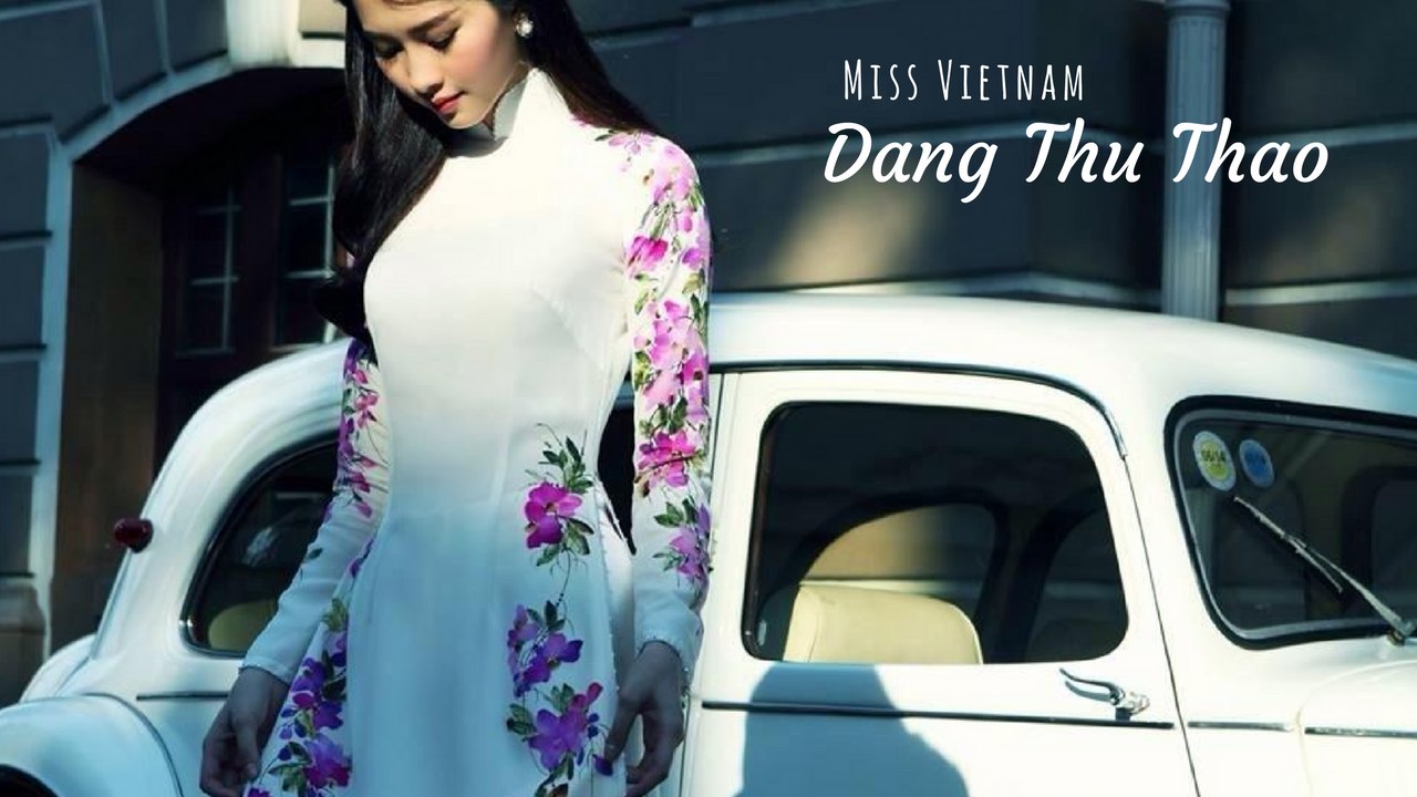 Miss Vietnam - Lien Huong Ao Dai Photoshoot.