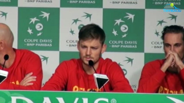 Coupe Davis 2017 - FRA-BEL - David Goffin : En Coupe Davis, le classement ne veut rien dire