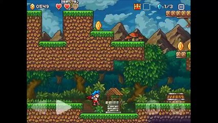 Goblin Sword - World 1 Walkthrough - All Treasures and Crystals