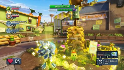 PVZ Garden Warfare - Operaciones de jardín con Guisante de hielo - Gameplay (PC)