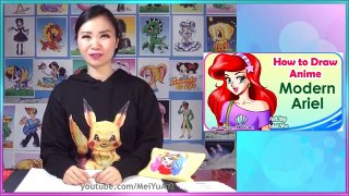 How to Draw A Modern Ariel | Draw Easy Anime Manga ❤ Tutorial Saturday