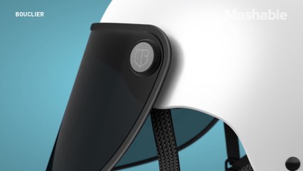 It would take a pretty self-confident person to rock this bike visor