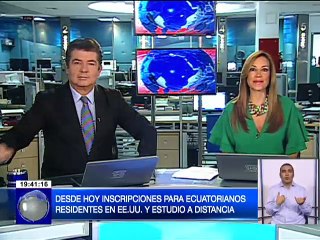Inscripciones para ecuatorianos residentes en EE. UU. y estudio a distancia