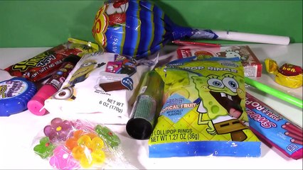 Candy Bonanza 3! Giant Chupa Chups Lollipop! Bubble Tape Jelly Belly Minions! FUN Sweets Review!