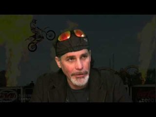 Robbie Knievel on his next big jump in London!