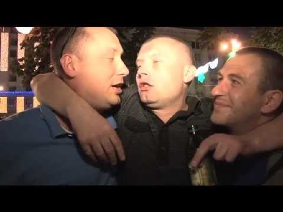 Ukrainians sing for Liverpool as Kiev celebrates Spain's Euro 2012 victory