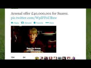 Arsenal Luis Suarez Bid | Best Tweets | Comment!