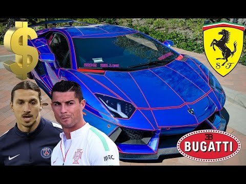 10 Most Expensive Footballers' Cars | Ferraris | Lamborghinis | Bugattis