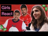 Girls React To Footballers In Christmas Jumpers | Giroud v Sanchez