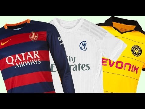 2015/16 European Kits With Classic Club Crests